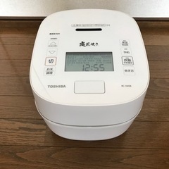 値下げ①★超美品★ 東芝 真空圧力ＩＨジャー炊飯器  5.5合 ...