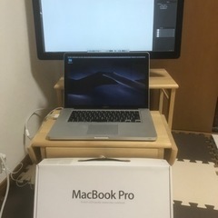 APPLE MacBook Pro15インチと27インチモニター...