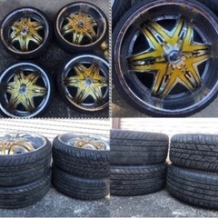 早い者勝ち#235/30ZR22 90WXL ホイールと夏タイヤ四本セット