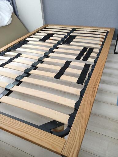 無印良品 木製ベッドフレームオーク材突板 セミダブル (こうすけ 