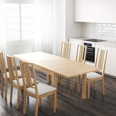IKEA 伸長式テーブル　BJURSTA ビュースタ