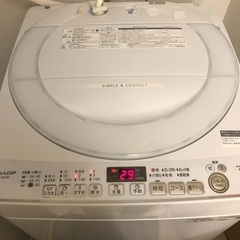 洗濯機　SHARP 型番ES-KS70V