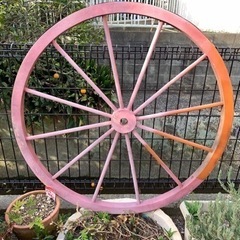 雑貨　木製車輪