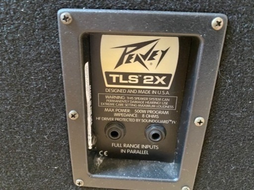 Peavey TLS 2X スピーカー2台1セット