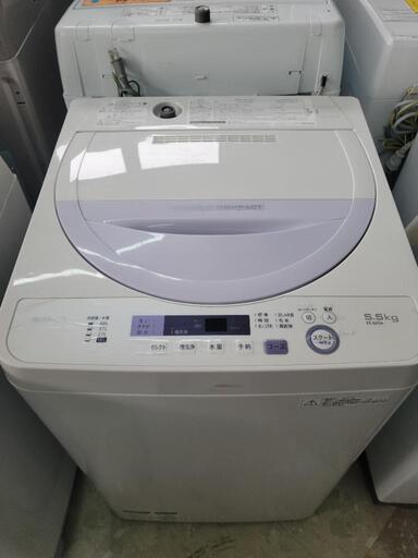 SHARP　5.5kg全自動洗濯機　ES-GE5A　中古　リサイクルショップ宮崎屋住吉店　22.3.11K