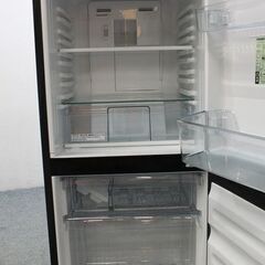 ツインバード ミラーガラス 大型ドアポケット 2ドア/右開き/110L 