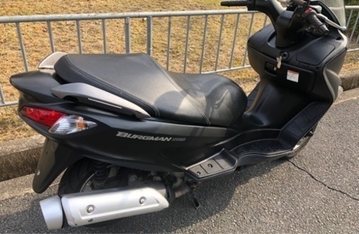 売れました！ 動画有り SUZUKI バーグマン 200 ETC付き USBポート付き マットブラック 艶なしブラック