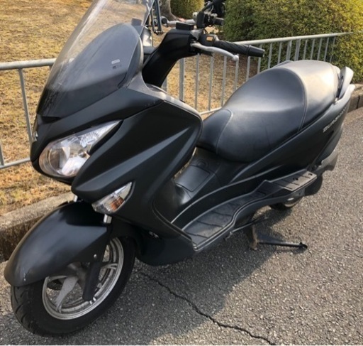 売れました！ 動画有り SUZUKI バーグマン 200 ETC付き USBポート付き マットブラック 艶なしブラック