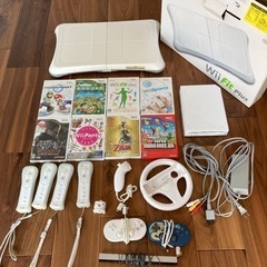 Wii本体、ソフト、リモコン各種、Wii fit Plus セット