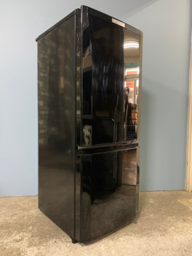 札幌市内配送無料 17年製 三菱 146L 2ドア冷凍冷蔵庫 MR-P15C-B
