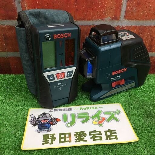 BOSCH ボッシュ GLL3-80P レーザー墨出し器【リライズ野田愛宕店】【店頭取引限定】【中古】IT1FBATHO99G