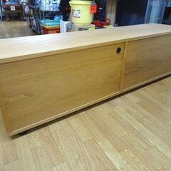 無印良品 木製 スタッキングキャビネット オーク材 幅162㎝ AVラック テレビボード 　西岡店