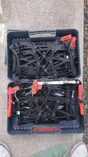 車のパーツ スタッドレスタイヤ・非金属チェーンセット
