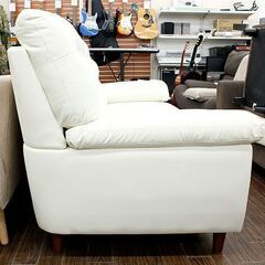 札幌 東区 引き取り ☆ ヤマダ電機 3人掛けソファ YS130012IV アイボリー 合成皮革 ソファ 新生活 引っ越し
