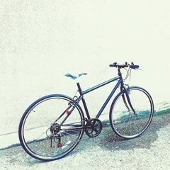 新車のクロスバイク。