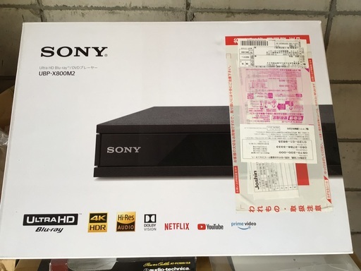 SONY 4K UHD対応Blu-ray プレイヤー UBP-X800M2