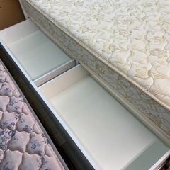 【愛品館市原店】床下収納付ダブルベッド【愛市IGB】