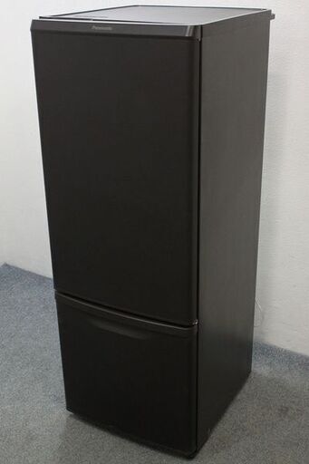 パナソニック NR-B17CW-T パーソナル冷蔵庫 168L 右開き 2ドア マットビターブラウン 2020年製 Panasonic  中古家電 店頭引取歓迎 R5483)