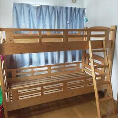 【お取引中】ニトリ 木製 二段ベッド