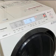 美品】Panasonic ドラム式洗濯乾燥機 NA-VX800BL-W