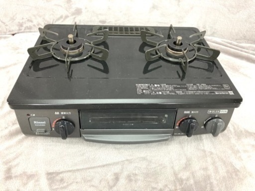 リンナイ　ガスコンロ　ガステーブル　KG34NBK  LPガス　ブラック　20年製