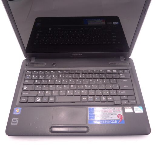 中古美品 Wi-Fi有 14インチ ノートパソコン TOSHIBA 東芝 B240/22B Pentium 4GB DVDRW 無線 Windows10 Office済 即使用可 Wi-Fi有 ノートパソコン TOSHIBA 東芝 B240/22B 中古良品 14型ワイド