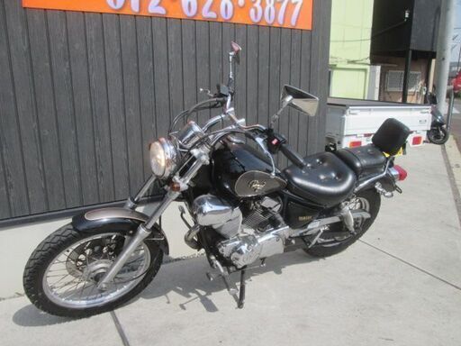 ☆28万円！ビラーゴ250 セル1 実働車☆ヤマハ 3DM バックレスト