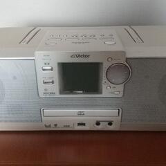 CD ラジオ RD-M8 ホワイト ビクター 中古 箱 リモコン...