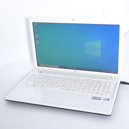 高速SSD Wi-Fi有 ノートパソコン NEC PC-LE150J1 中古良品 15.6型ワイド Celeron 4GB DVDマルチ 無線LAN webカメラ Windows10 Office