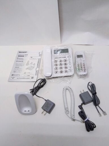 （売約済み）【美品】 デジタルコードレス電話機 JD-G32CL シャープ SHARP 固定電話 ナンバーディスプレイ 親機 子機 新快適コードレス　OSS SY T1 20220311-152