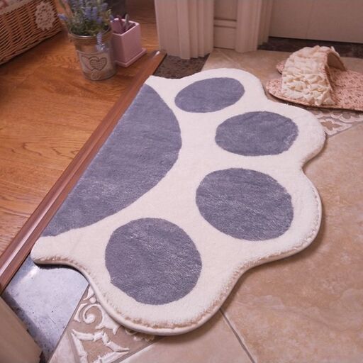 新品 2枚セット ふわふわかわいい玄関マット犬猫肉球バスマットラグ玄関マット部屋限定価格新生活かわいい安い 40x60cm 事務員 大阪天満宮のカーペット マット ラグの中古あげます 譲ります ジモティーで不用品の処分