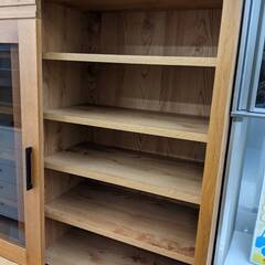 河口家具/2面食器棚/カップボード/BUMP（バンプ）/無垢材/120cm