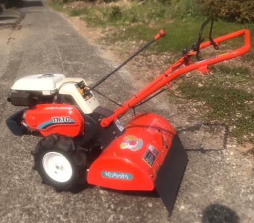 【新品、本物、当店在庫だから安心】 ☆美品☆ クボタ 管理機 TR70 使用頻度少ないです！ その他