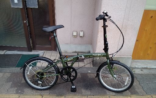 美品☆DAHON[ダホン]SUV D6 20吋 折り畳み自転車  6speed/マットカーキ