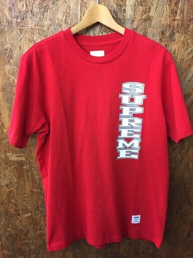 【063】Supreme シュプリーム Vertical Logo Tシャツ Lサイズ 16AW