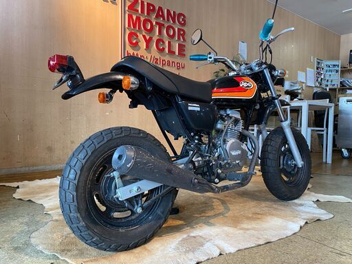 □HONDA APE 50 AC16 ホンダ エイプ50 ブラック 50cc 1552km 実動! キャブ車 ミニバイク 原付 バイク 札幌発