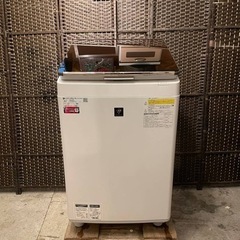 72> 中古洗濯機 SHARP ES-TX5 2021年製 5.5kg
