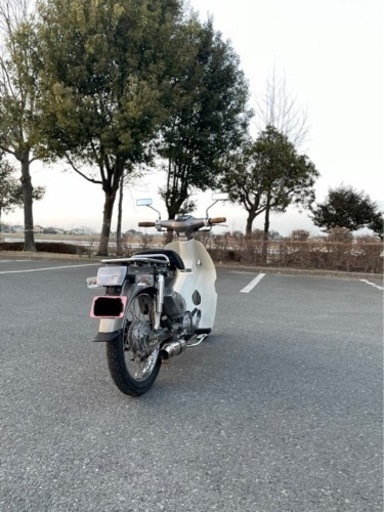 カブ70カスタム　カブ90  スーパーカブ　ローダウン クリアレンズ　ウィルズウィンマフラー