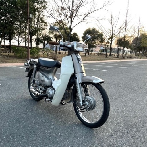 カブ70カスタム　カブ90  スーパーカブ　ローダウン クリアレンズ　ウィルズウィンマフラー