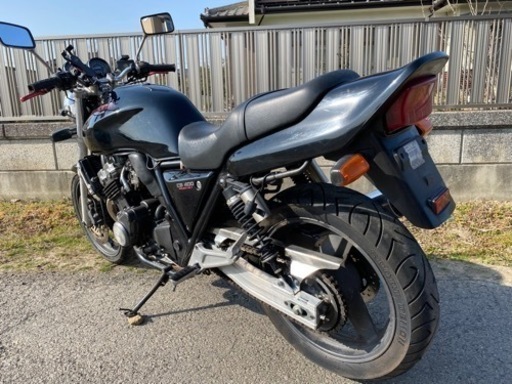 ☆車検長.CB400スーパーフォア.NC31型☆プラグ・エレメント・グリップなど新品交換^_^色々整備で快調！！400ccネイキッドバイク☆