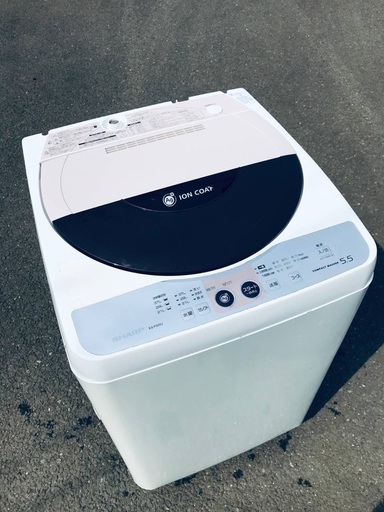 ♦️EJ2218番SHARP全自動電気洗濯機
