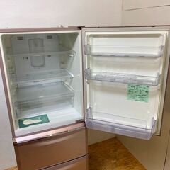 三菱 335L 3ドア冷蔵庫 自動製氷 MR-C34T-P　/SL1