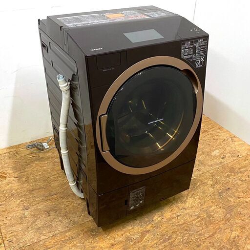 東芝/TOSHIBA ドラム式洗濯機 TW-127X7L 2019年製 12キロ ZABOON ウルトラファインバブル