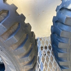 DUNLOP 6.00r16  下駄タイヤ　2本のタイヤのみ