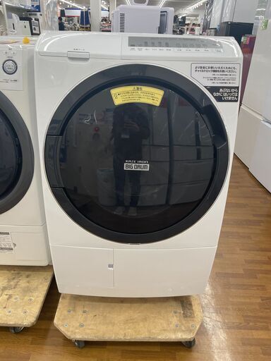 【安心の1年保証】HITACHI 10kg ドラム洗濯機 2020年製