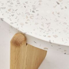 [10万→3.5万!]モーダ・エン・カーサ 　テラゾーローテーブル インダストリアル　男前　西海岸インテリア