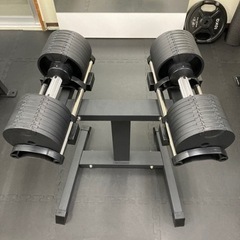 可変式ダンベル\u0026ラックセット(4キロ刻み) 再値下げ