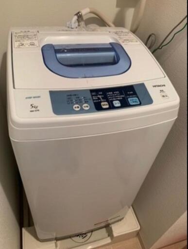 美品2015年HITACHI製美品洗濯機5kg