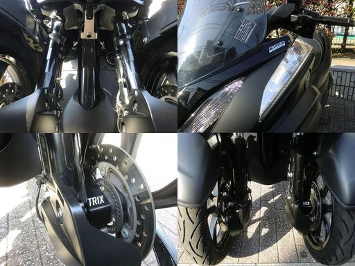 ★普通免許仕様トリシティ155ABS ワイドトレッド 程度良好！低走行0.9万km台★東京/大田区【下取OK】