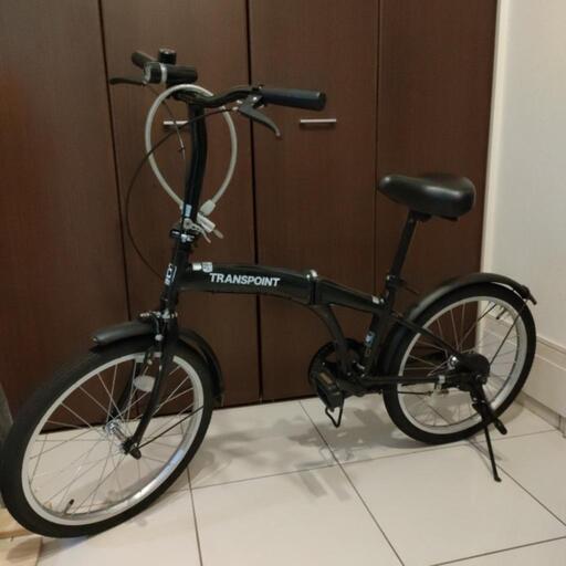 20インチ折りたたみ自転車　室内保管